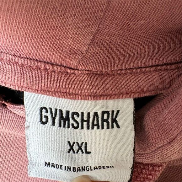 Gymshark Power Washed Hoodie Oversized Rose Brown Men’s size XXL Big and Tall - Picture 7 of 8